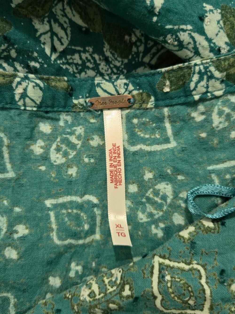 Free People Hazy Maisy Floral Maxi Dress in Green - Picture 6 of 6